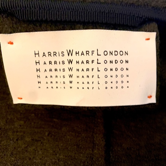 Harris Wharf London Oversized Drop-Shoulder Double-Breasted Wool Jacket - Picture 10 of 15